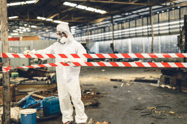 Professional Biohazard technician working in Madison, NH